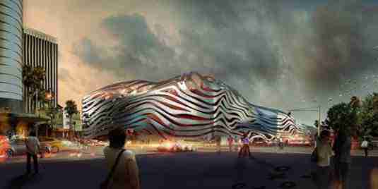 New Petersen Automotive Museum in Los Angeles