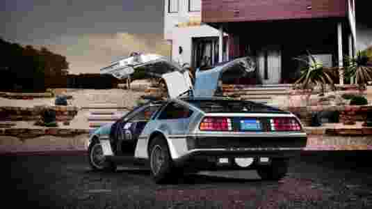DeLorean DMC-12 EV electric version made after the original DeLorean DeLorean DMC-12 EV electric version made after the original DeLorean
