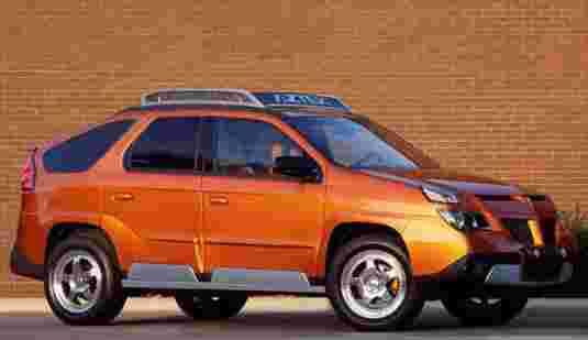Pontiac Aztek one of the worst car designs of all time Pontiac Aztek one of the worst car designs of all time