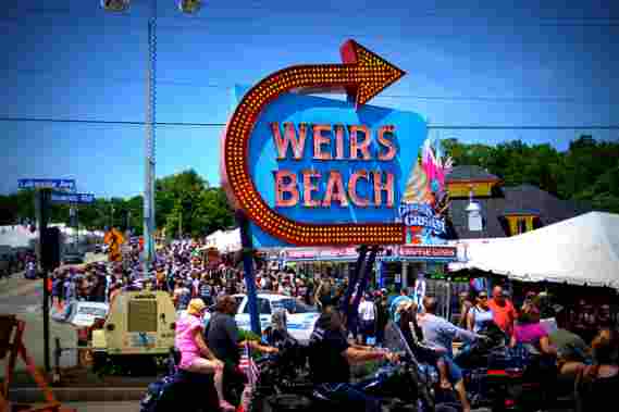 Weirs Beach a hotbed of activity during bike week.