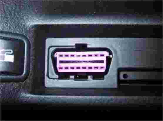 diagnostic link connector location in a car.