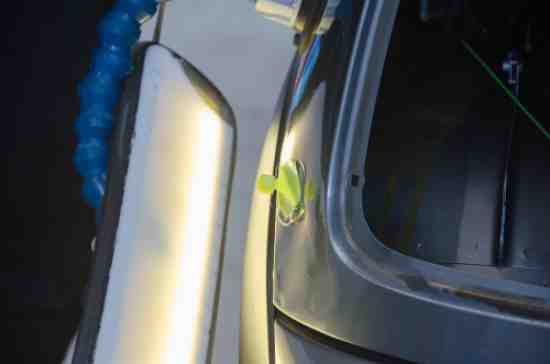 Specialized tools needed to do paintless dent repair work on a vehicle. 